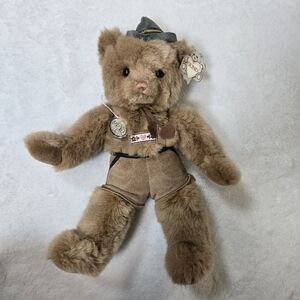 Vintage GUND Bavarian Bear Oktoberfest Plush 15" Lederhosen excellent condition